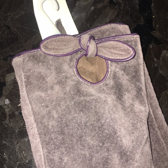 Suede Long Gloves - Picture 2 of 4